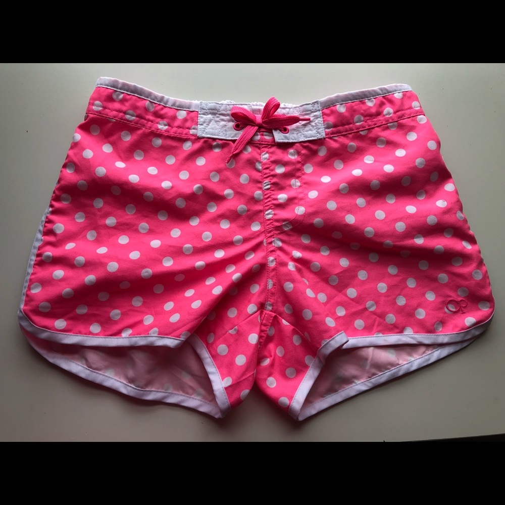 OP Girls Pink Polka Dot Shorts